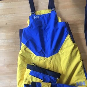 Helly Hansen ski bibs.